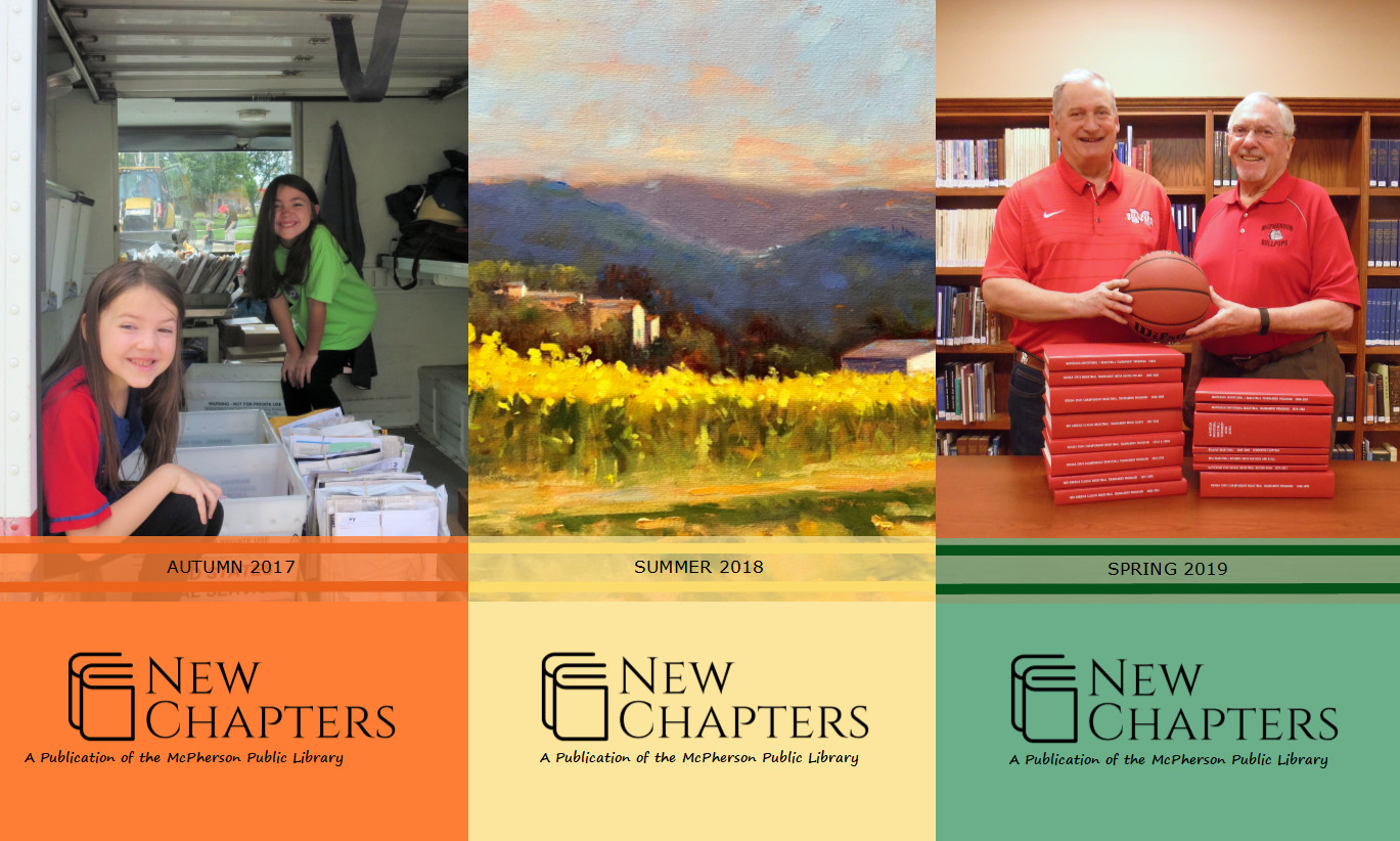 New Chapters -- Our quarterly newsletter